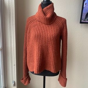 BP Burnt Orange Turtleneck